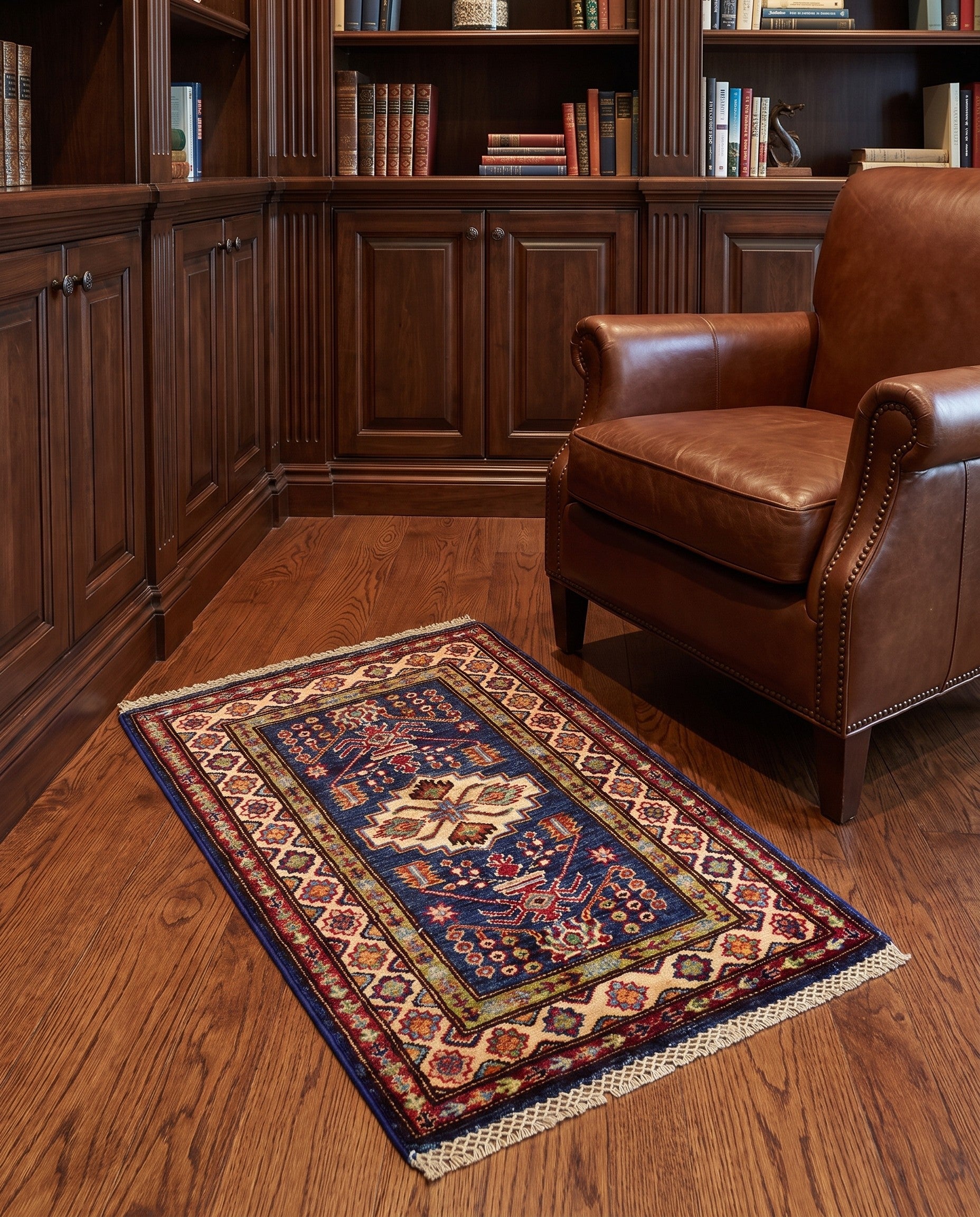 2' 1 x 3' 2 Hand Knotted Kazak Rug