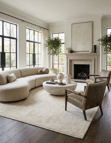 9' 1 x 12' 1 Hand Knotted Darya Wool Rug