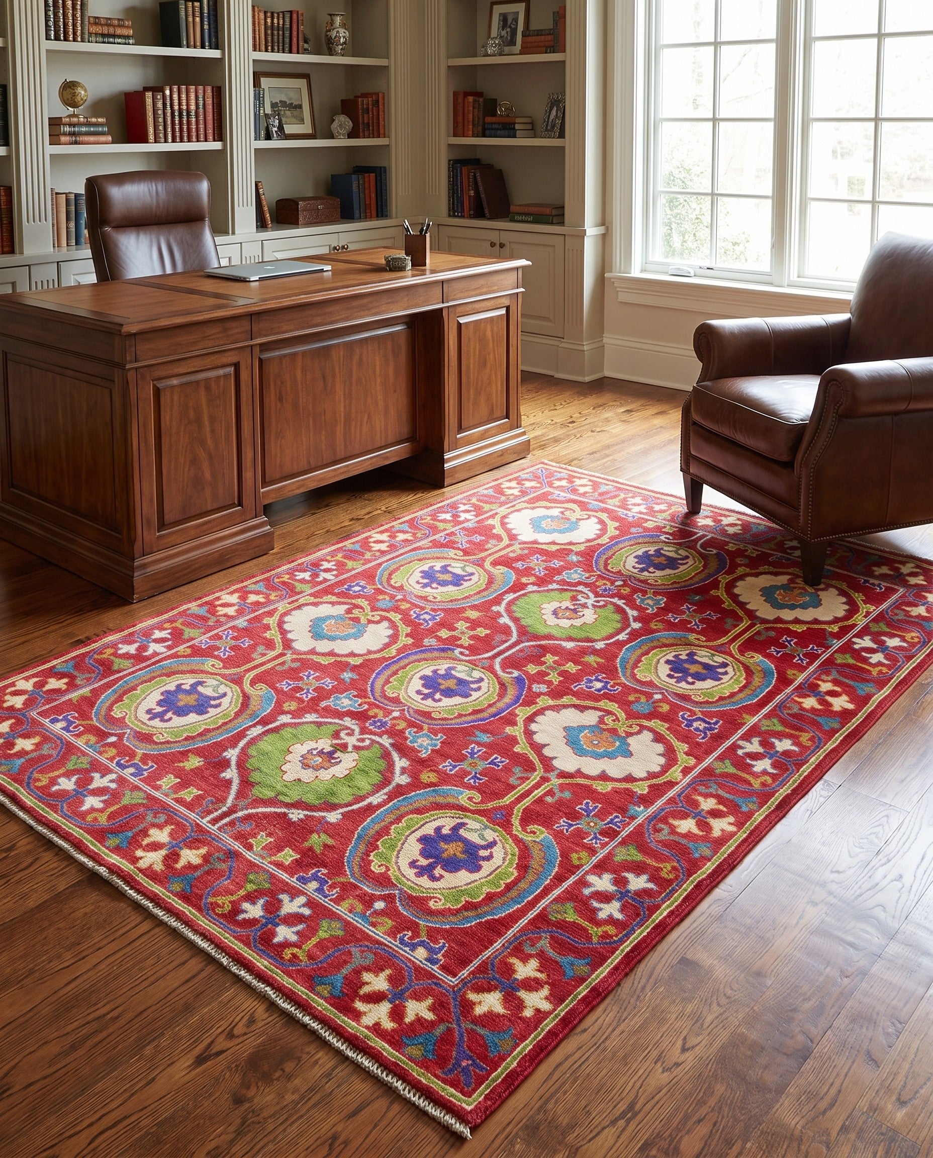 5' x 7' Hand Knotted Kazak Rug