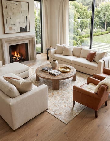 5' 5 x 7' 7 Cowhide Rug