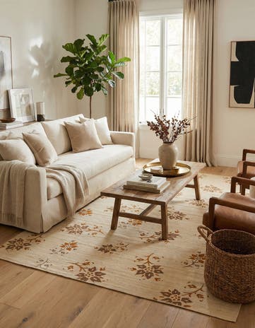 5' 8 x 8' 1 Hand Woven Kilim Modern Rug