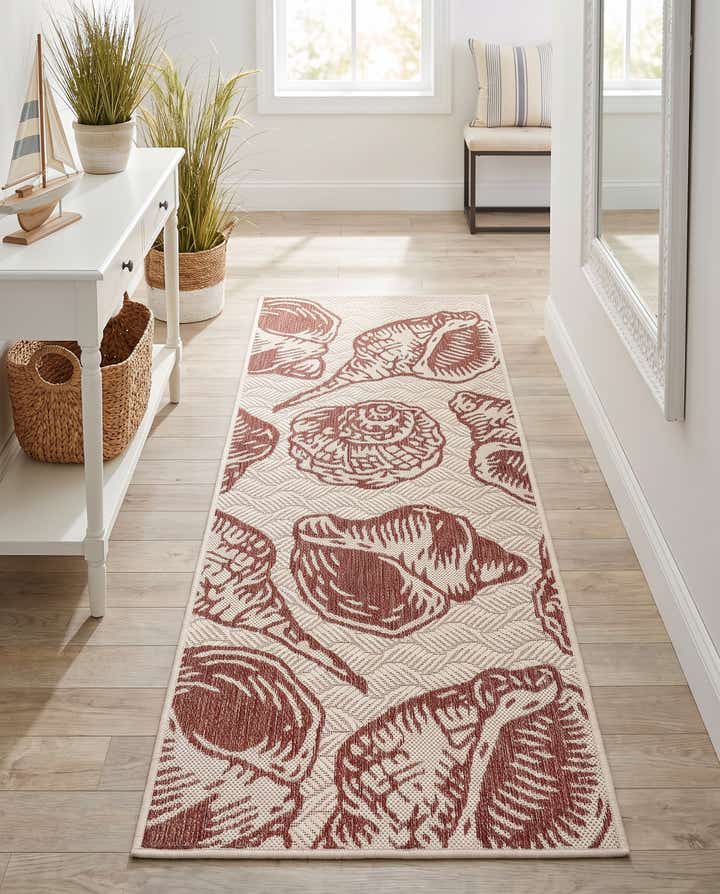 2' x 5' 3 Easy-Clean Coastal Indoor / Outdoor Runner Rug