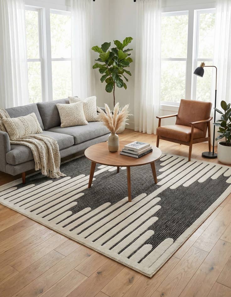 Detail image of  7' 10 x 7' 10 Prismatic Square Rug