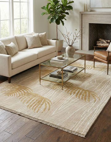 5' 7 x 7' 10 Hand Knotted Darya Wool Rug
