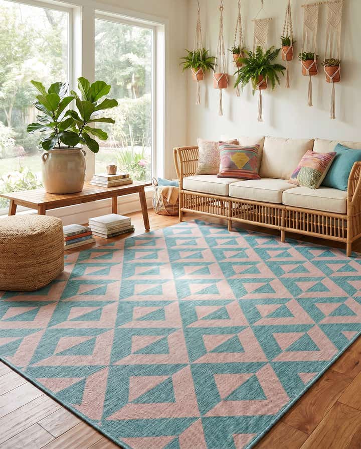 9' x 12' Easy-Clean Jill Zarin Napa Indoor / Outdoor Rug
