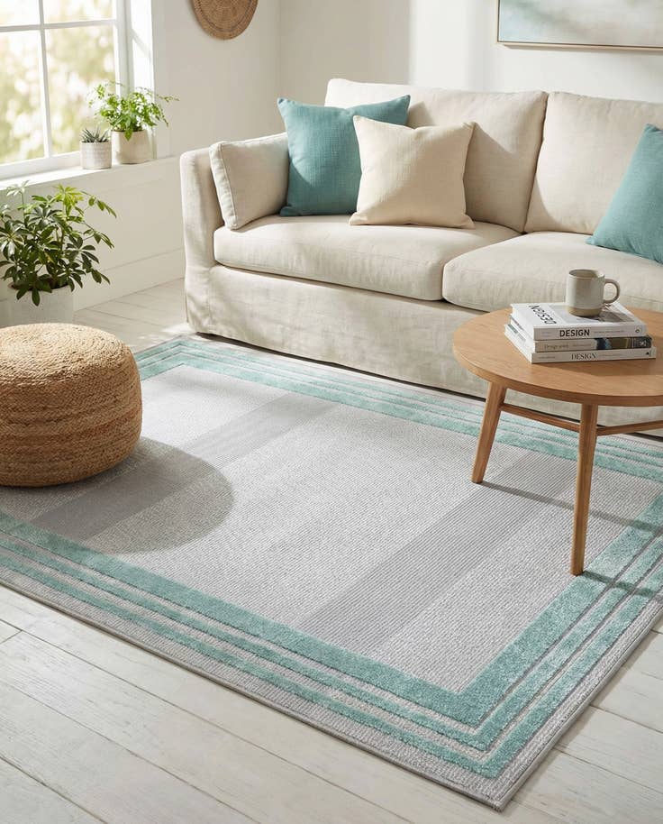 Detail image of 4' x 6' Easy-Clean Aruba Indoor / Outdoor Rug