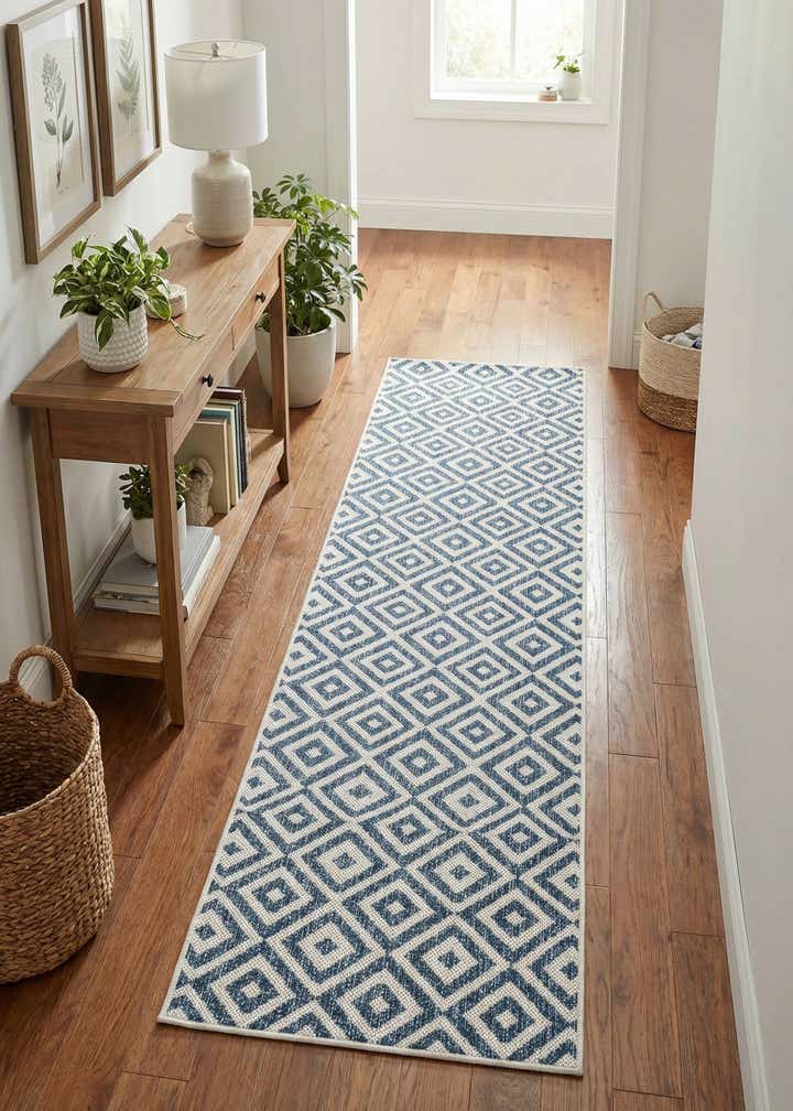 2' x 8' Easy-Clean Jill Zarin Costa Rica Indoor / Outdoor Runner Rug