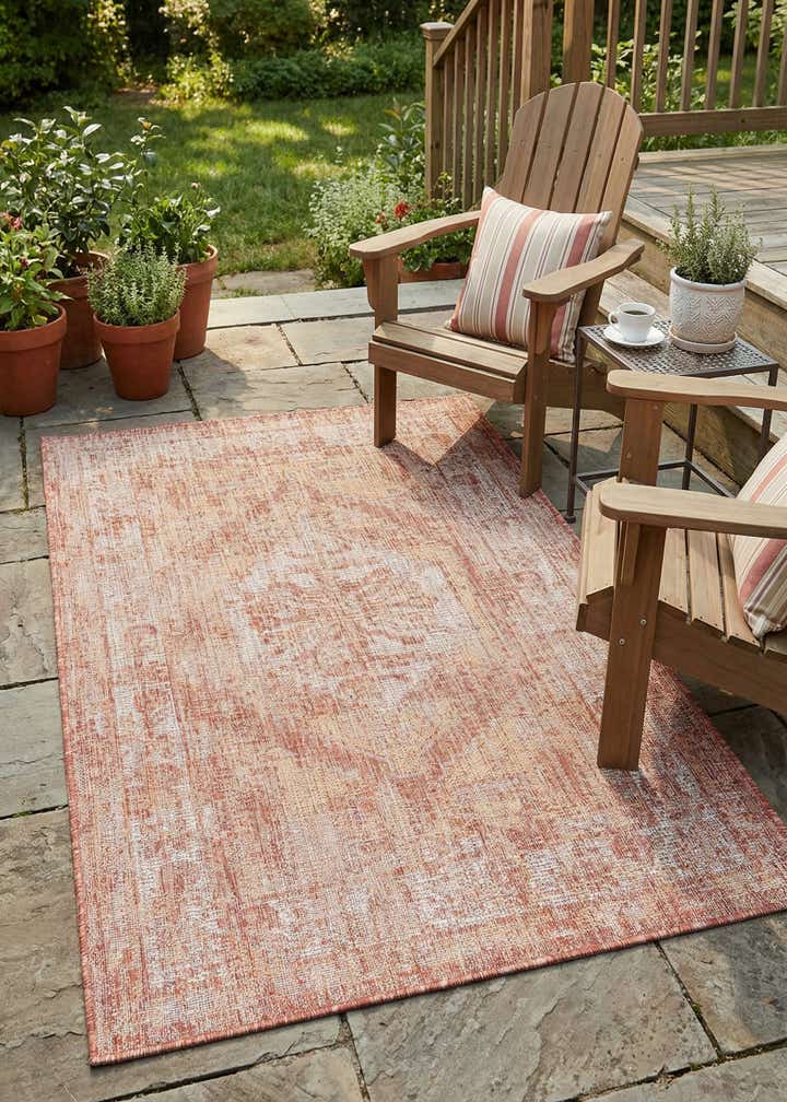 3' x 5' 3 Easy-Clean Traditional Indoor / Outdoor Rug