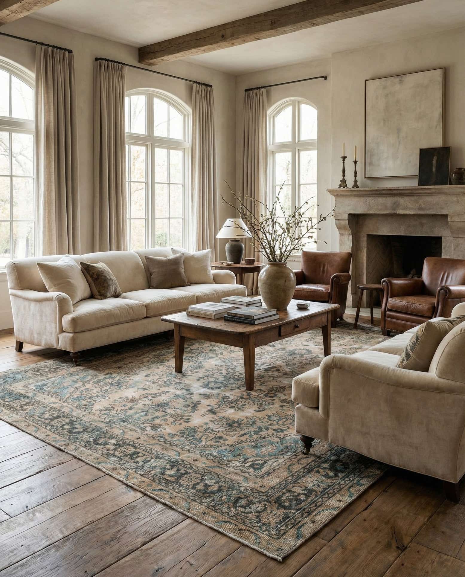 8' 2 x 11' 4 Hand Knotted Ultra Vintage Persian Wool Rug