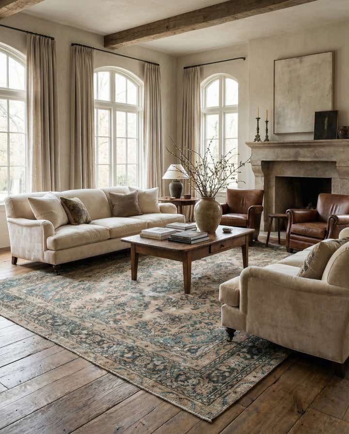 8' 2 x 11' 4 Hand Knotted Ultra Vintage Persian Wool Rug