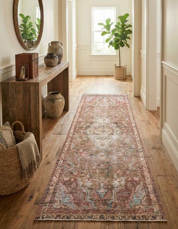 3' 5 x 9' 9 Hand Knotted Ultra Vintage Persian Wool Runner Rug