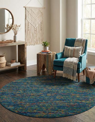 5' 3 x 5' 3 Calypso Round Rug