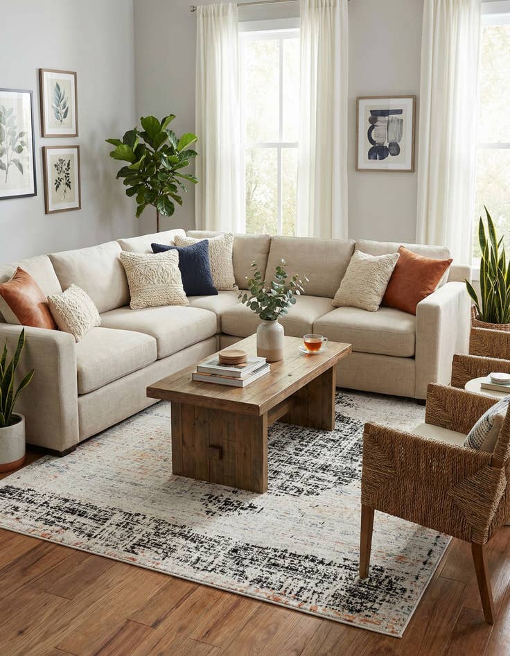 Detail image of 7' 10 x 10' Aramis Rug