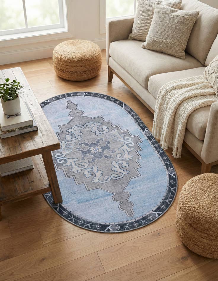 Detail image of  2' x 3' Timeless Oval Rug