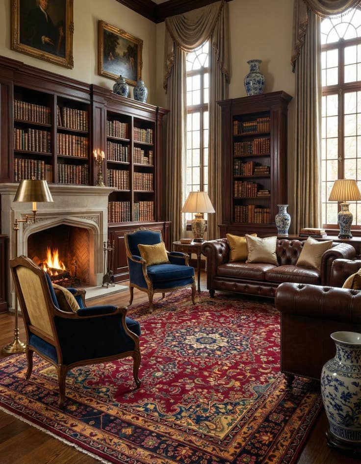 Detail image of  6' 4 x 9' 4  Hand Knotted Sabzevar Persian Wool Rug