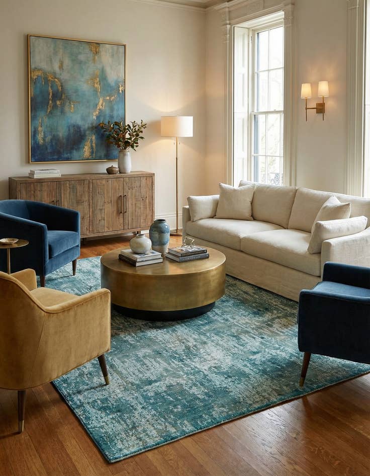 Detail image of 9' x 12' 3  Hand Knotted Ultra Vintage Persian Wool Rug