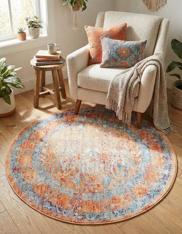 3' 3 x 3' 3 Brooklyn Round Rug