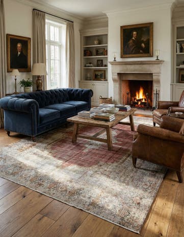 9' 8 x 13' 2 Vintage Wool Rug
