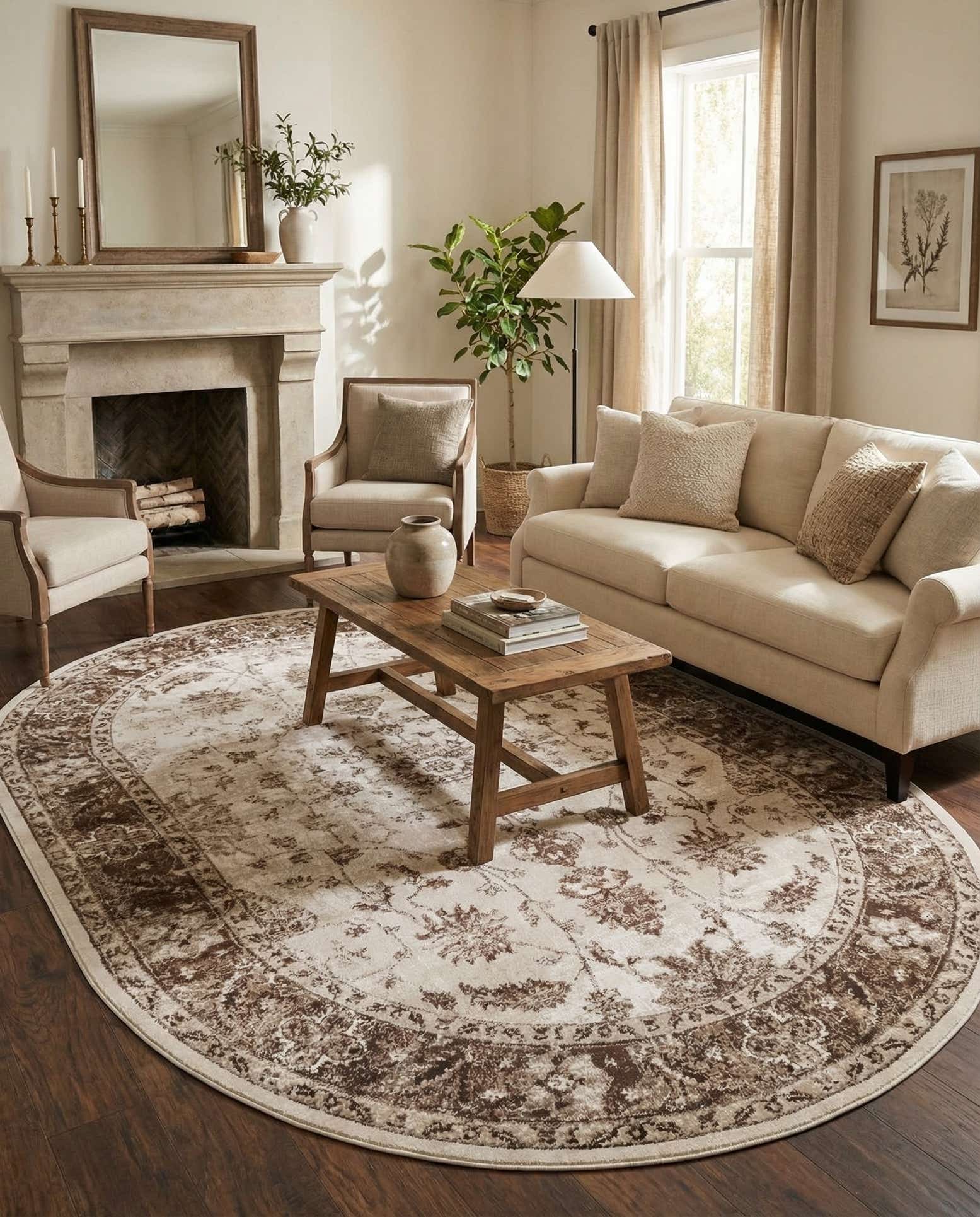 7' x 10' Himalaya Oval Rug