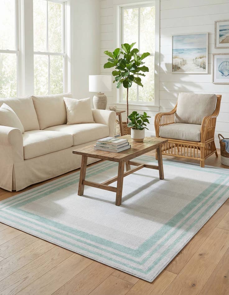 Detail image of 7' x 10' Easy-Clean Aruba Indoor / Outdoor Rug