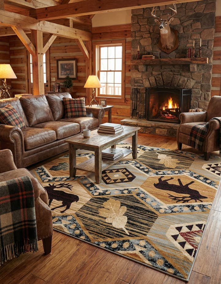 7' 10 x 7' 10 Pioneer Square Rug