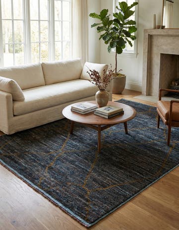 5' 10 x 8' 9 Hand Knotted Moroccan Wool Rug