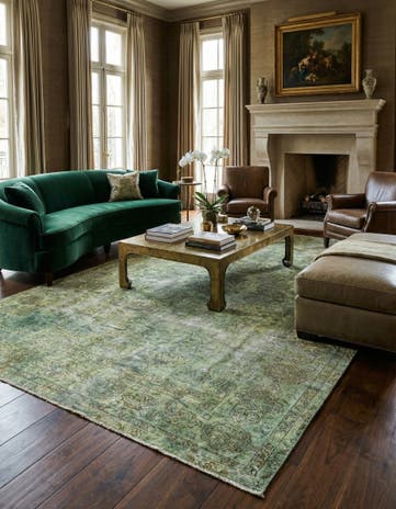 6' 4 x 9' 3 Vintage Royal Rug