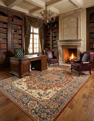 5' 8 x 8' 3 Hand Knotted Ariana Ziegler Rug