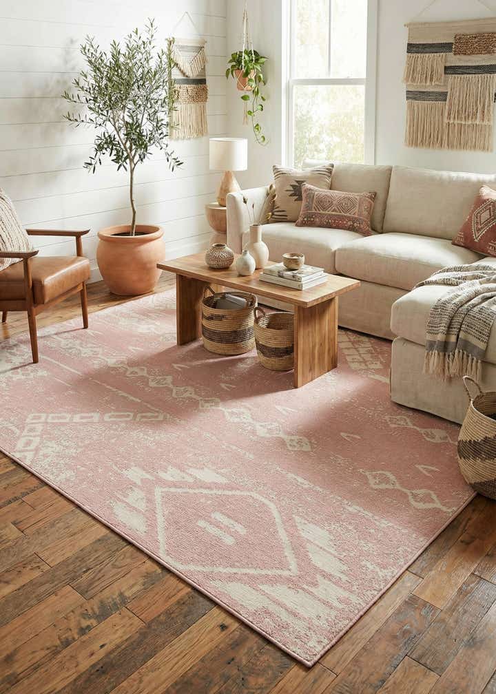 10' x 13' Easy-Clean Bohemian Indoor / Outdoor Rug