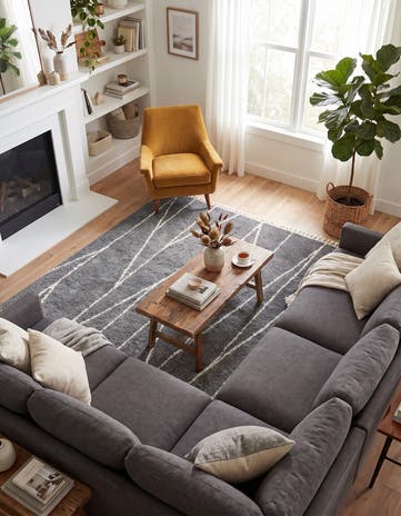 10' x 10' Serenity Shag Square Rug