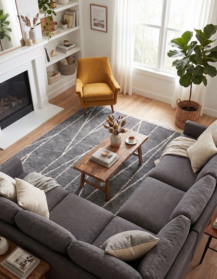 10' x 10' Serenity Shag Square Rug