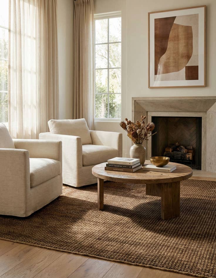 Detail image of  4' x 6' Juma Wool Rug