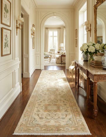 2' 9 x 13' 7 Tabriz Runner Rug