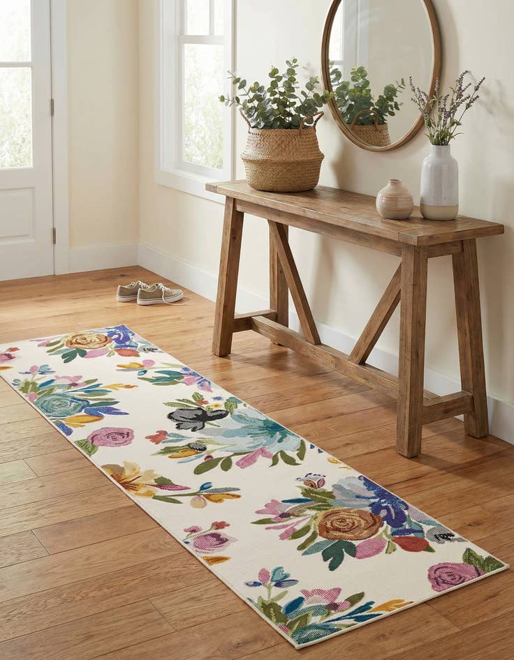 Detail image of 2' x 8' Blossom Runner Rug