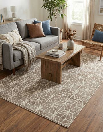 Jill Zarin Brown Uptown Fifth Avenue Rug