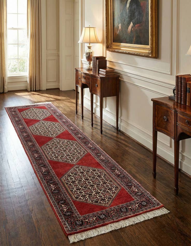 Detail image of  2' x 9' 11 Bidjar Wool Runner Rug