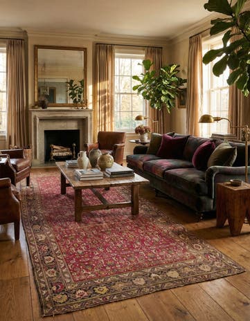6' 8 x 15' 3 Hand Knotted Malayer Persian Wool Rug