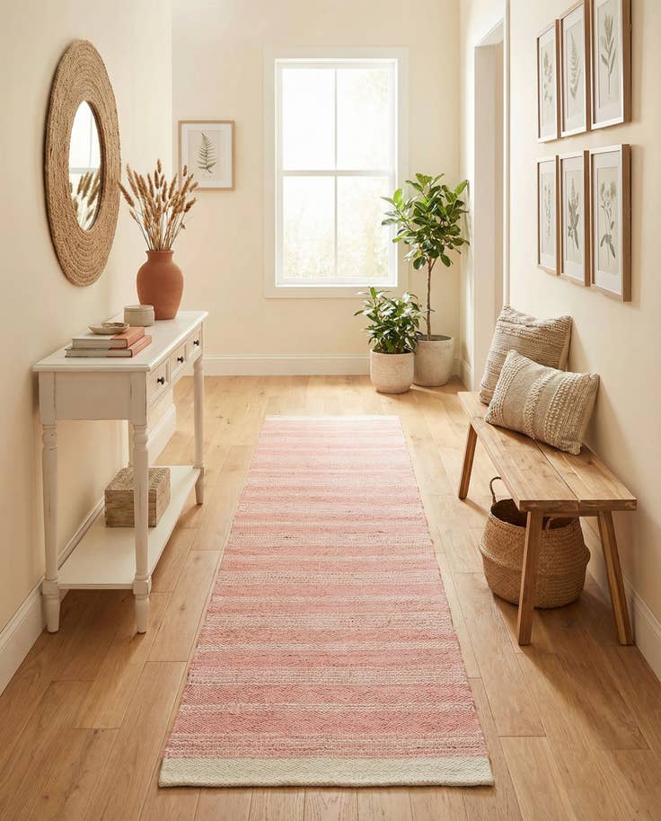 Detail image of 2' 7 x 12' Hand Woven Lariat Runner Rug