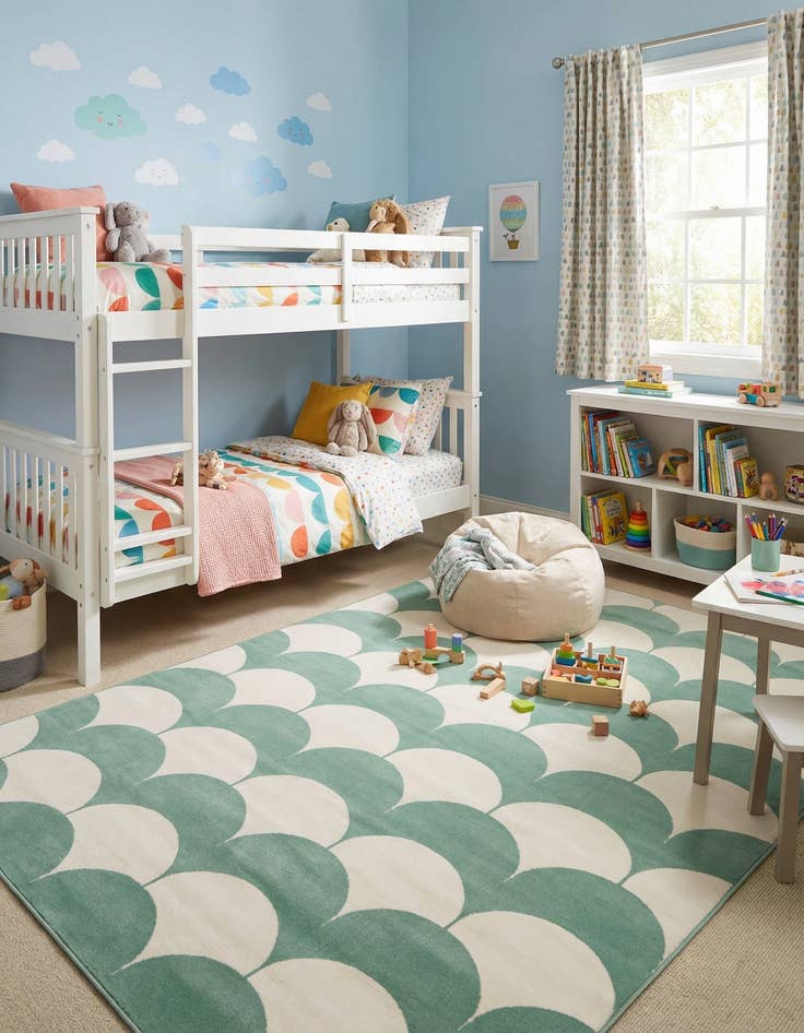 Detail image of 7' 10 x 10' Whimsy Kids Rug