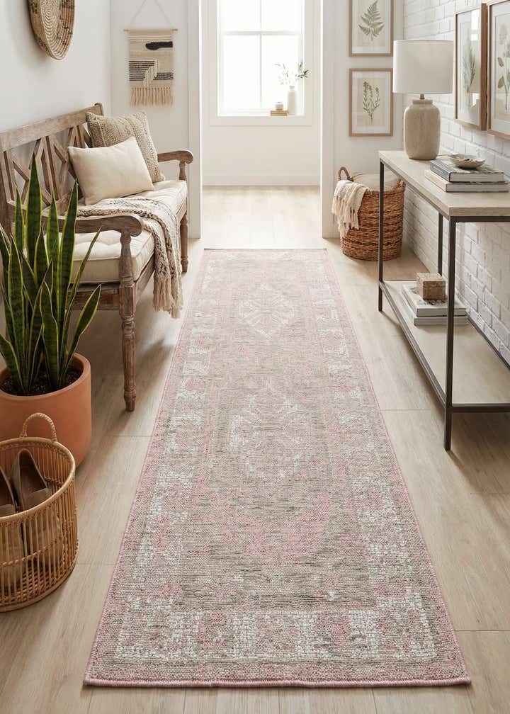 2' x 6' Easy-Clean Traditional Indoor / Outdoor Runner Rug