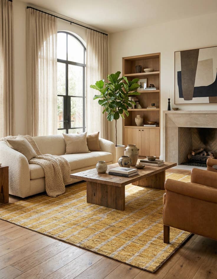 Detail image of 5' 6 x 7' 7  Hand Knotted Darya Wool Rug