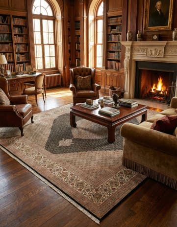 9' 10 x 11' 3 Hand Knotted Tabriz Persian Rug