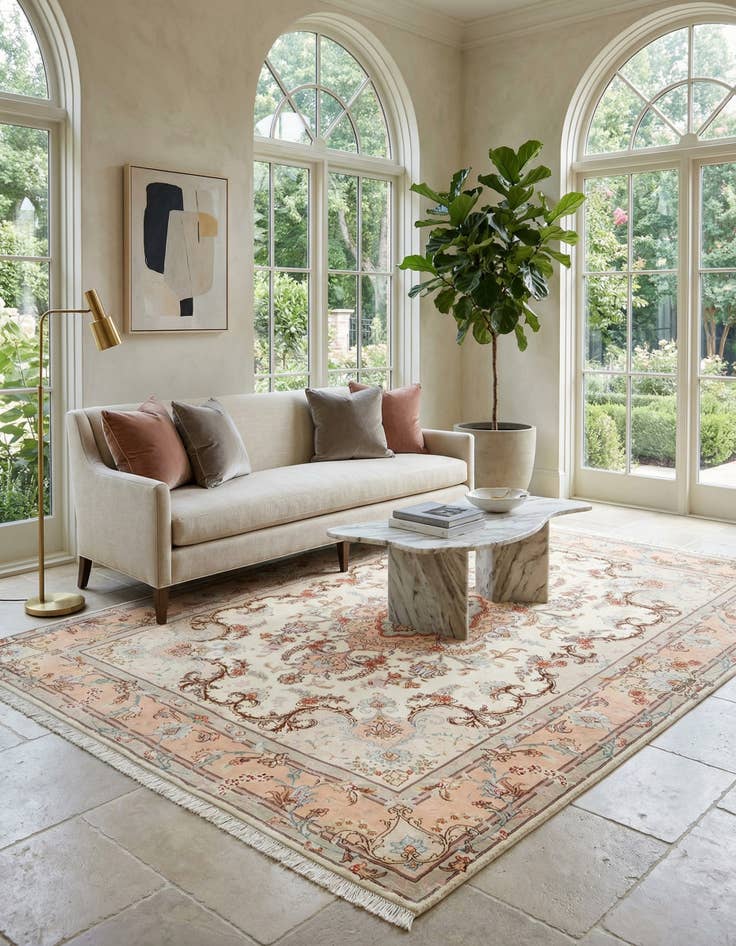 Detail image of  5' x 6' 6 Tabriz Rug