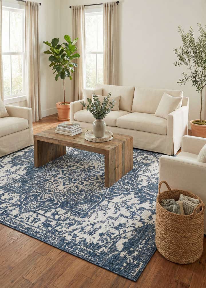 7' 10 x 10' Easy-Clean Jill Zarin Dubai Indoor / Outdoor Rug