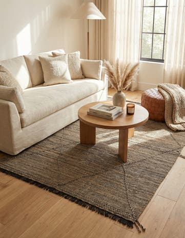 5' 7 x 7' 9 Hand Knotted Moroccan Wool Rug