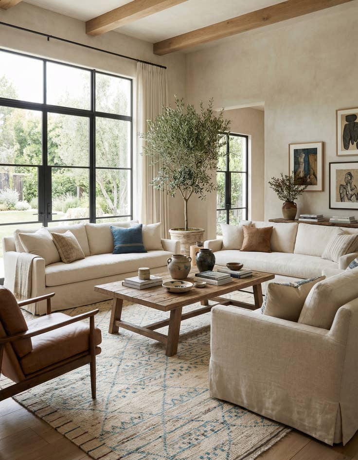 Detail image of  10' 5 x 13' 10  Hand Knotted Moroccan Wool Rug