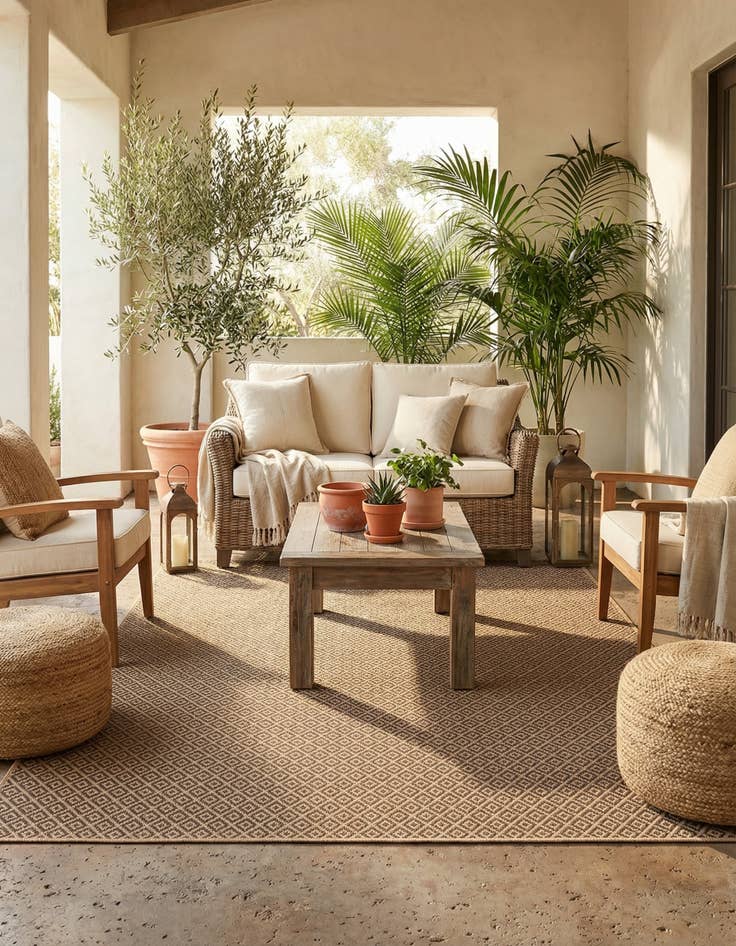 Detail image of 6' 3 x 9' Dunes Rug