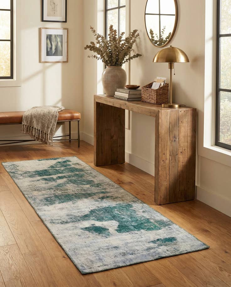 Detail image of 2' 9 x 8' 10 Hand Knotted Ultra Vintage Persian Wool Runner Rug