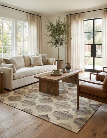 5' x 6' 7 Hand Woven Kilim Modern Wool Rug