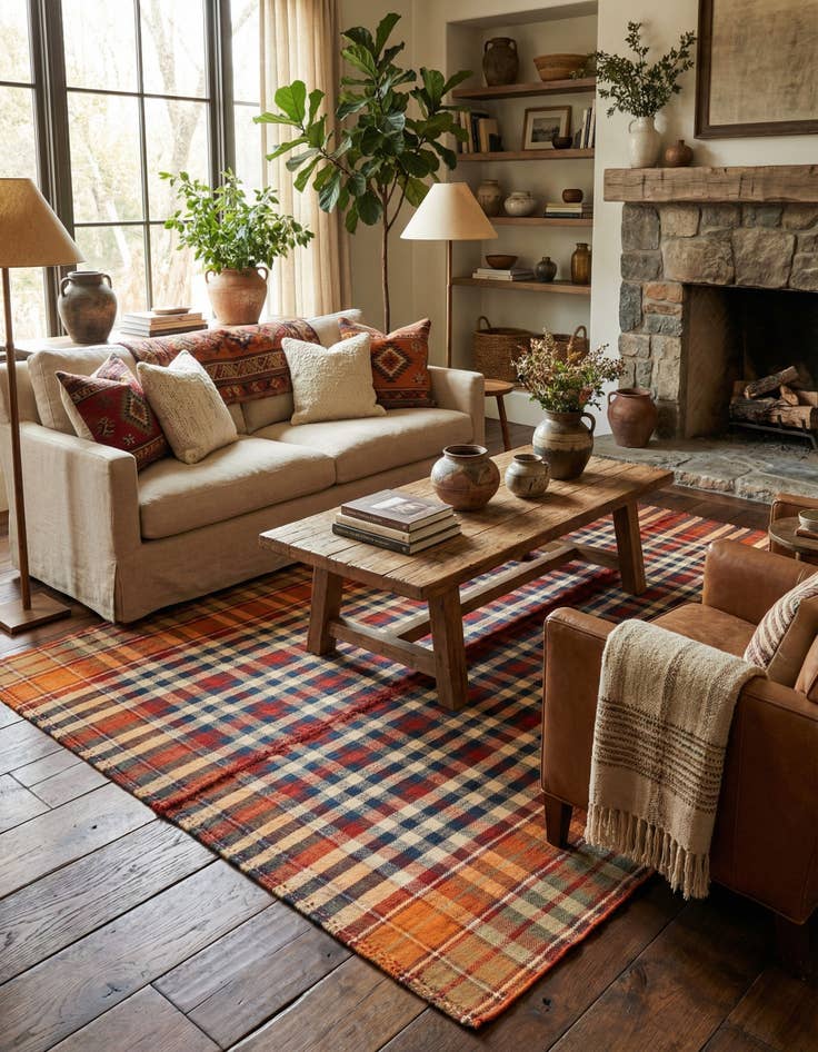 Detail image of  4' 4 x 6' 7 Jajim Rug